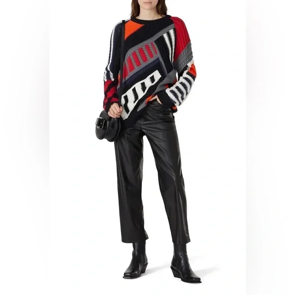 Koché Patchwork Oversized Sweater size medium